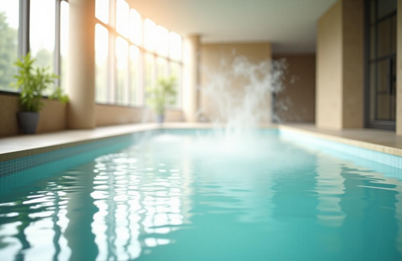 Serene hydrotherapy pool at Meridian Spa London